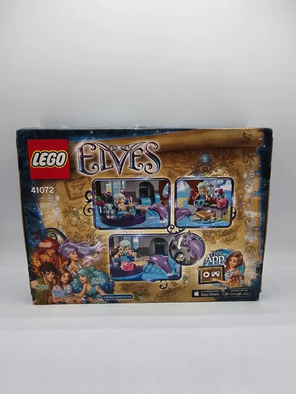 LEGO (41072) Elves Naida's Spa Secret 249 pcs - Elf Dolphin - Retired 2015 - New